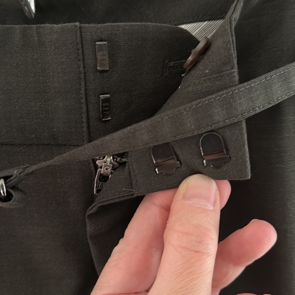 GAP Gray/Green Wide Leg Trouser Pants in Size 8. - Picture 5 of 6